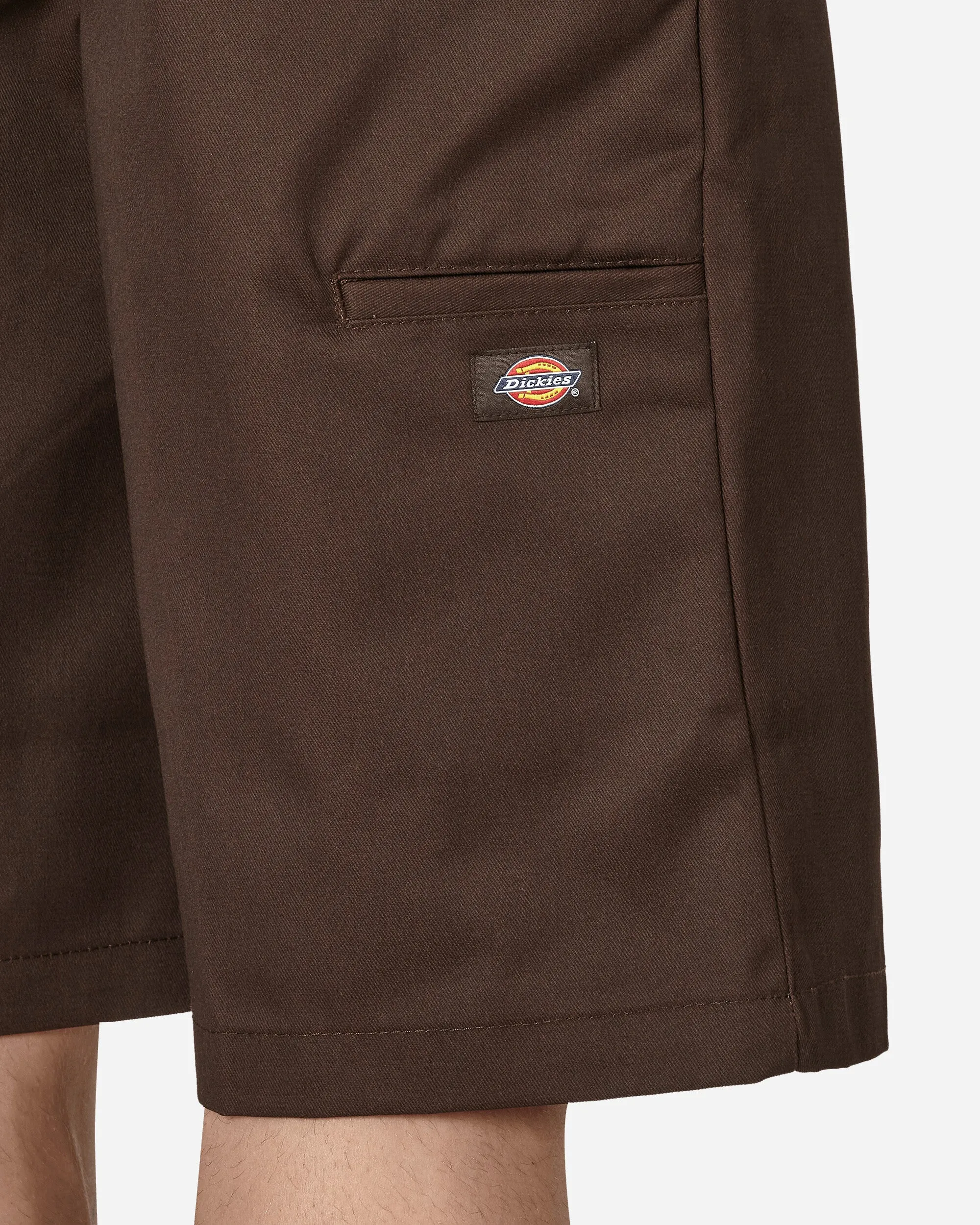 13 Inch Multi Pocket Work Shorts Dark Brown