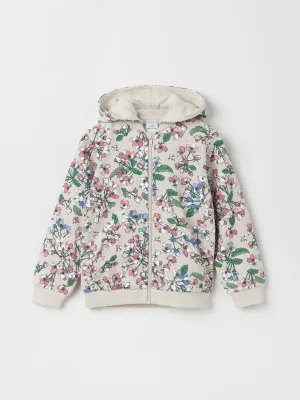 Apple Blossom Print Kids Hoodie