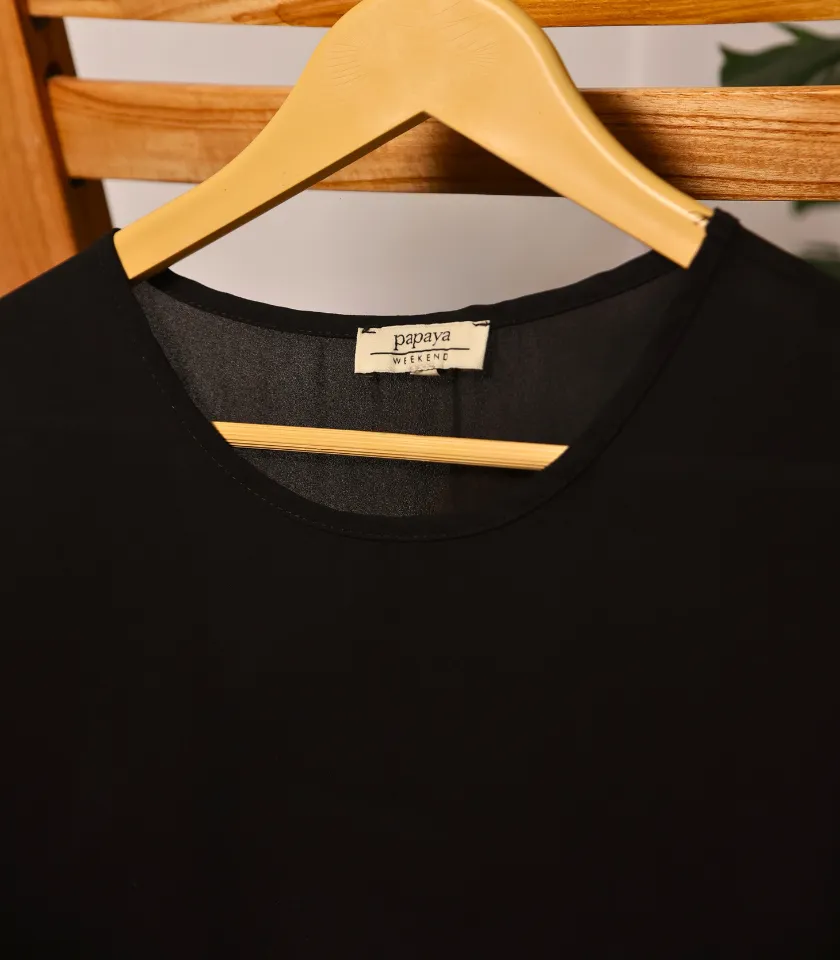 Black Blouse by Papaya