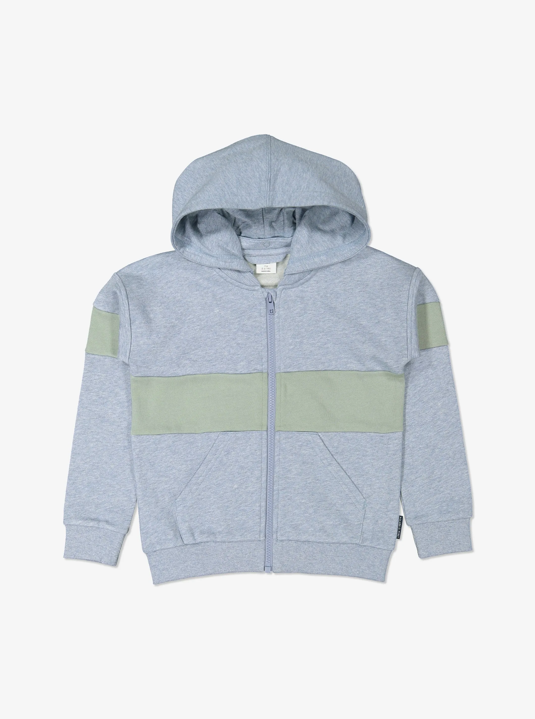 Block Stripe Kids Hoodie