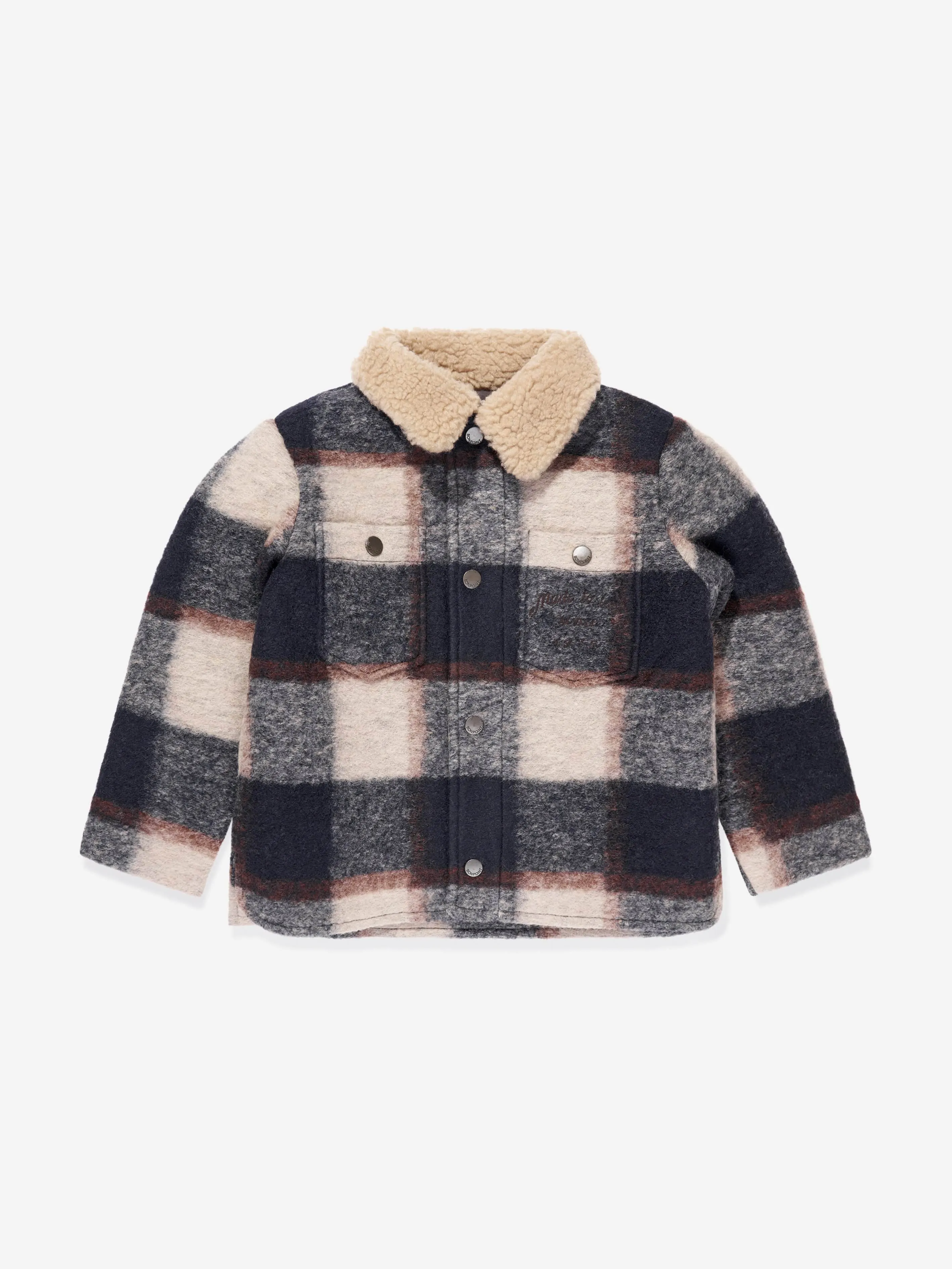 Bonpoint Boys Baxter Wool Jacket in Navy