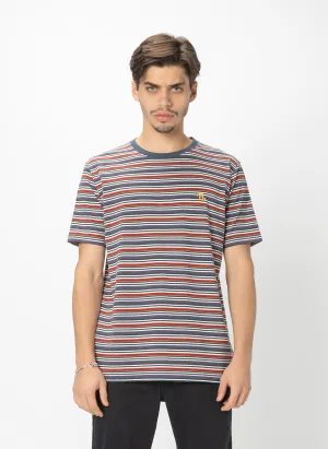 B.Schooled Tee Navy Stripe