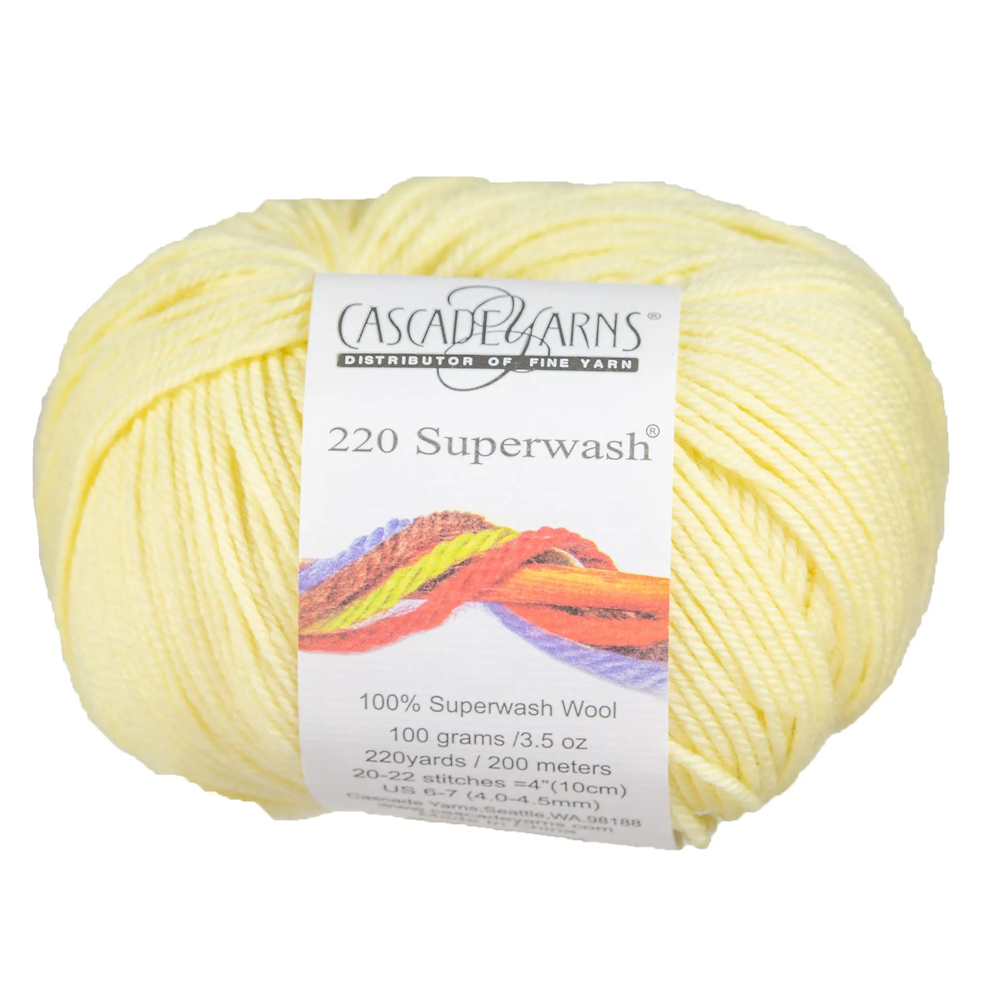 Cascade Yarns 220 Superwash Yarn - 1915 Banana Cream