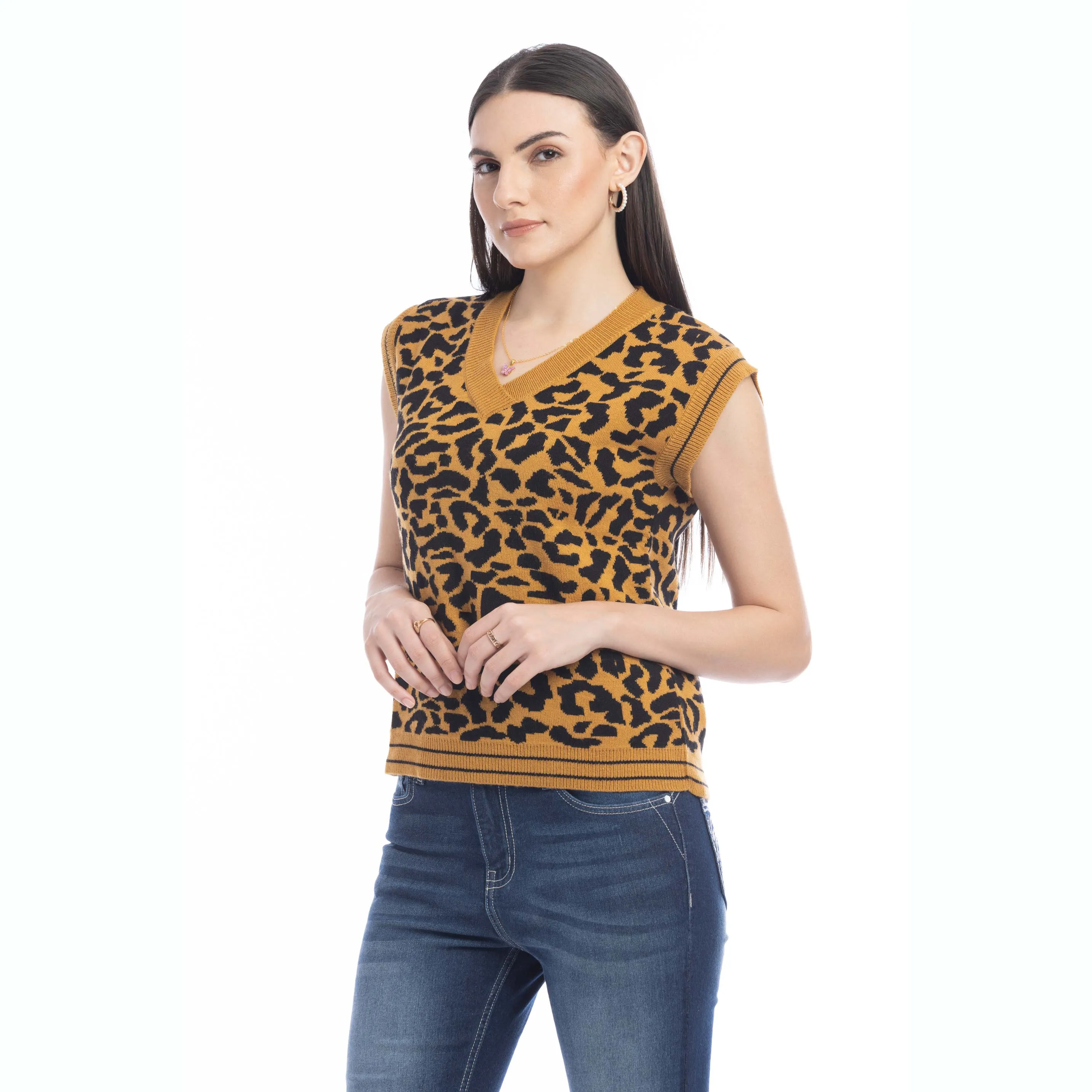 Duma Animal Print Sweater