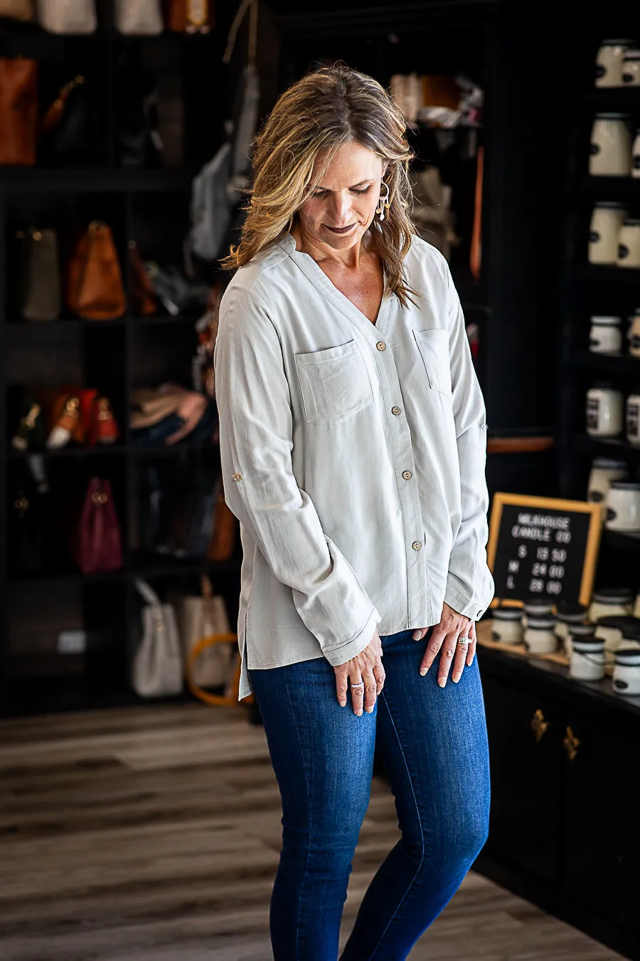 Easy Breezy Linen Top