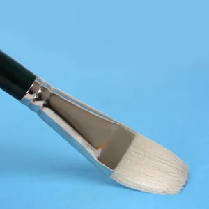 Hog bristles short flat paintbrush