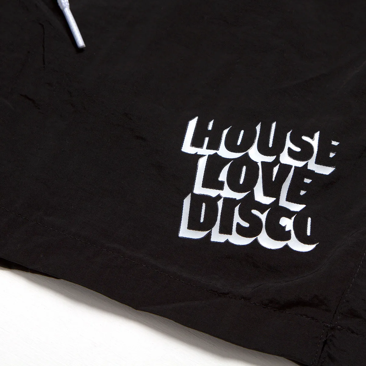 House Love Disco - Swim Shorts - Black