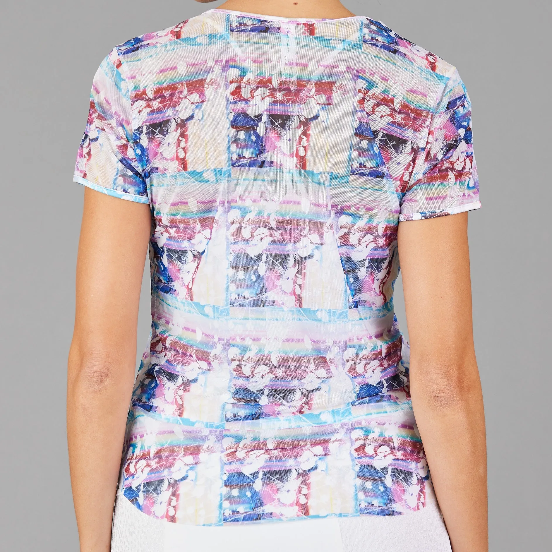 Juliette Mesh Layering Tee (print)