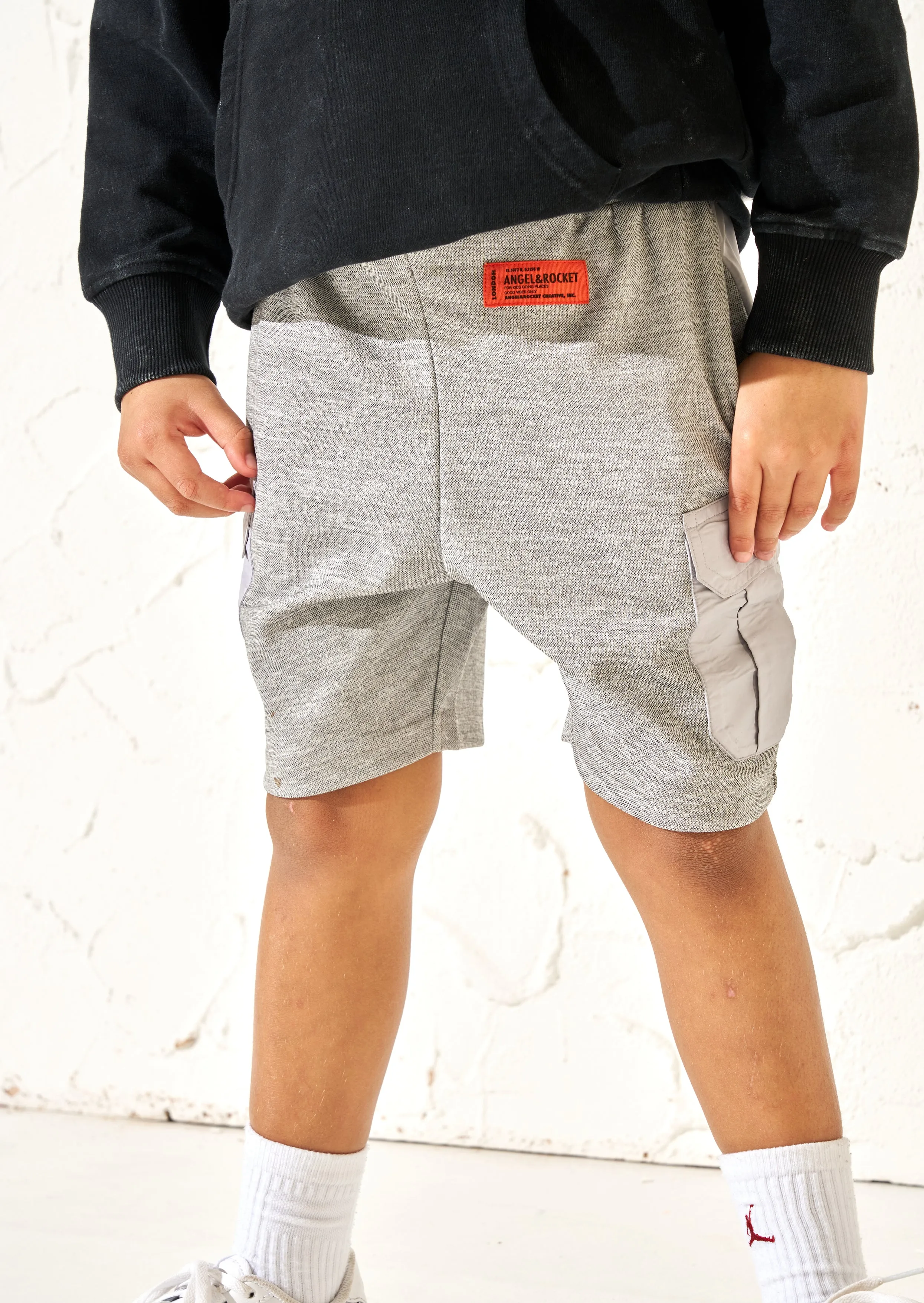 Kasper Grey Pique Smart Shorts