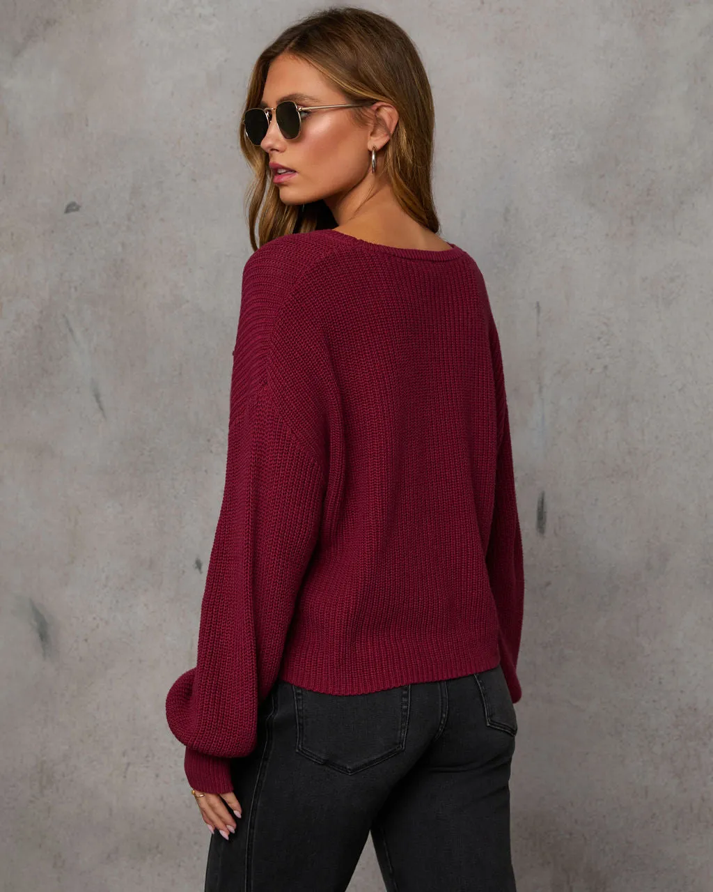 Kerry Relaxed Long Sleeve Sweater Top