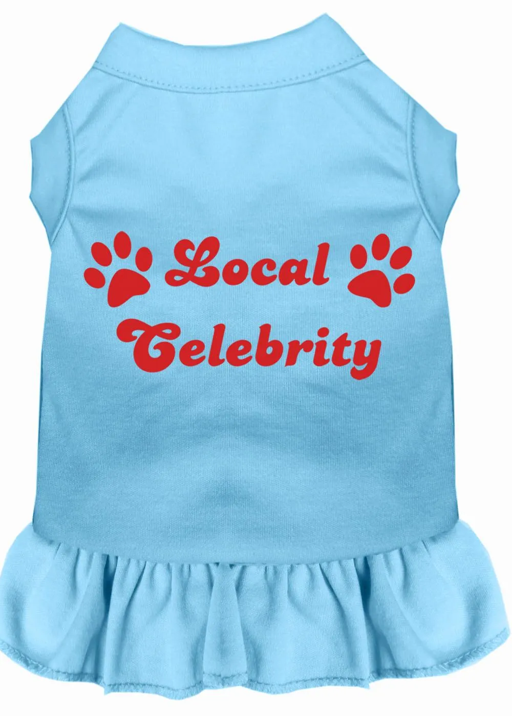 Local Celebrity Screen Print Dress Baby Blue Lg (14)