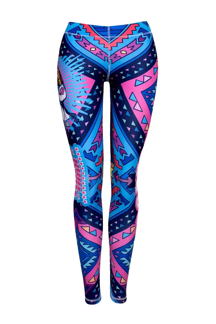 Lucha Libre - women's snowboard thermal pants base layer