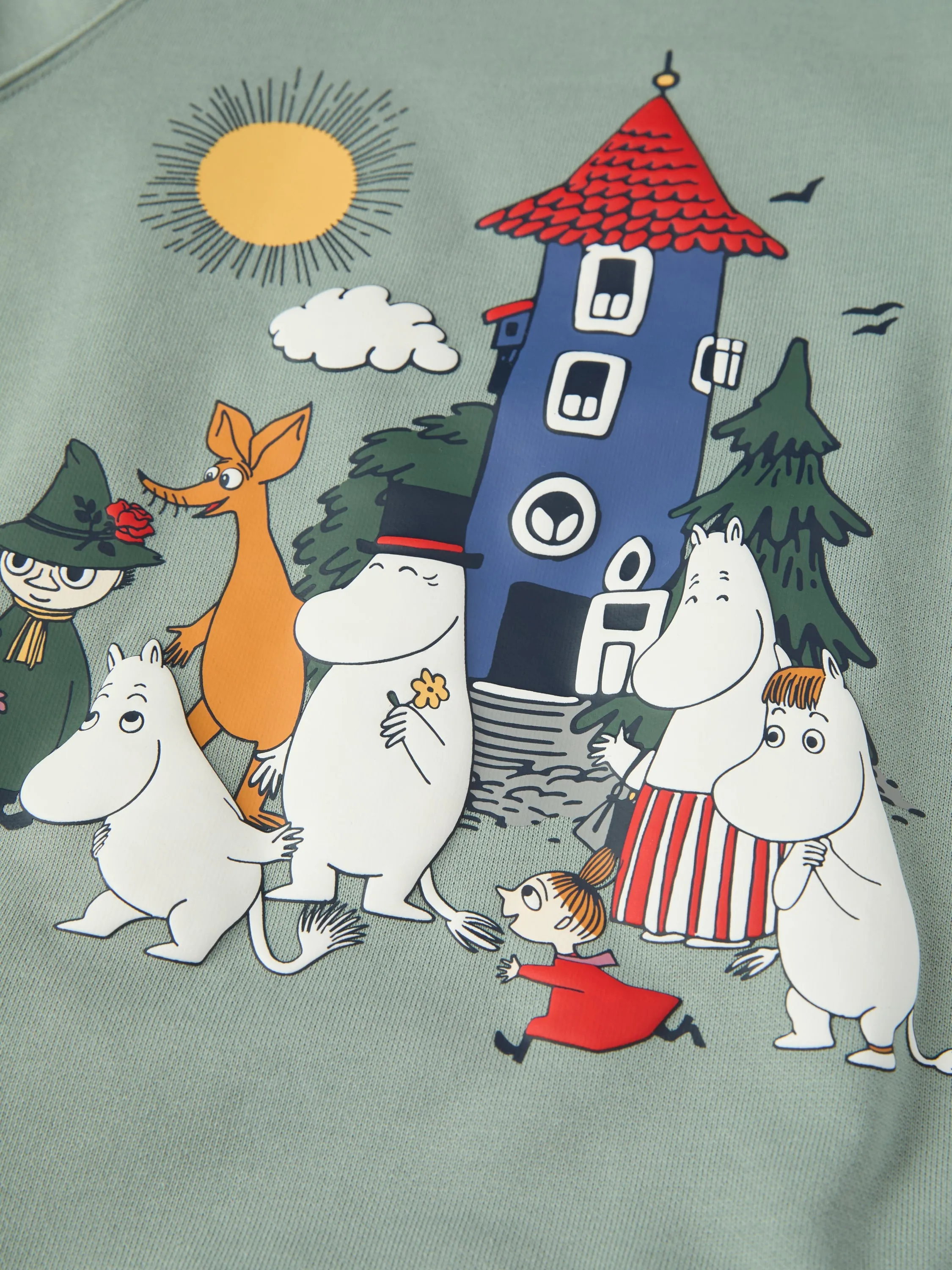 Moomin Appliqué Kids Sweatshirt