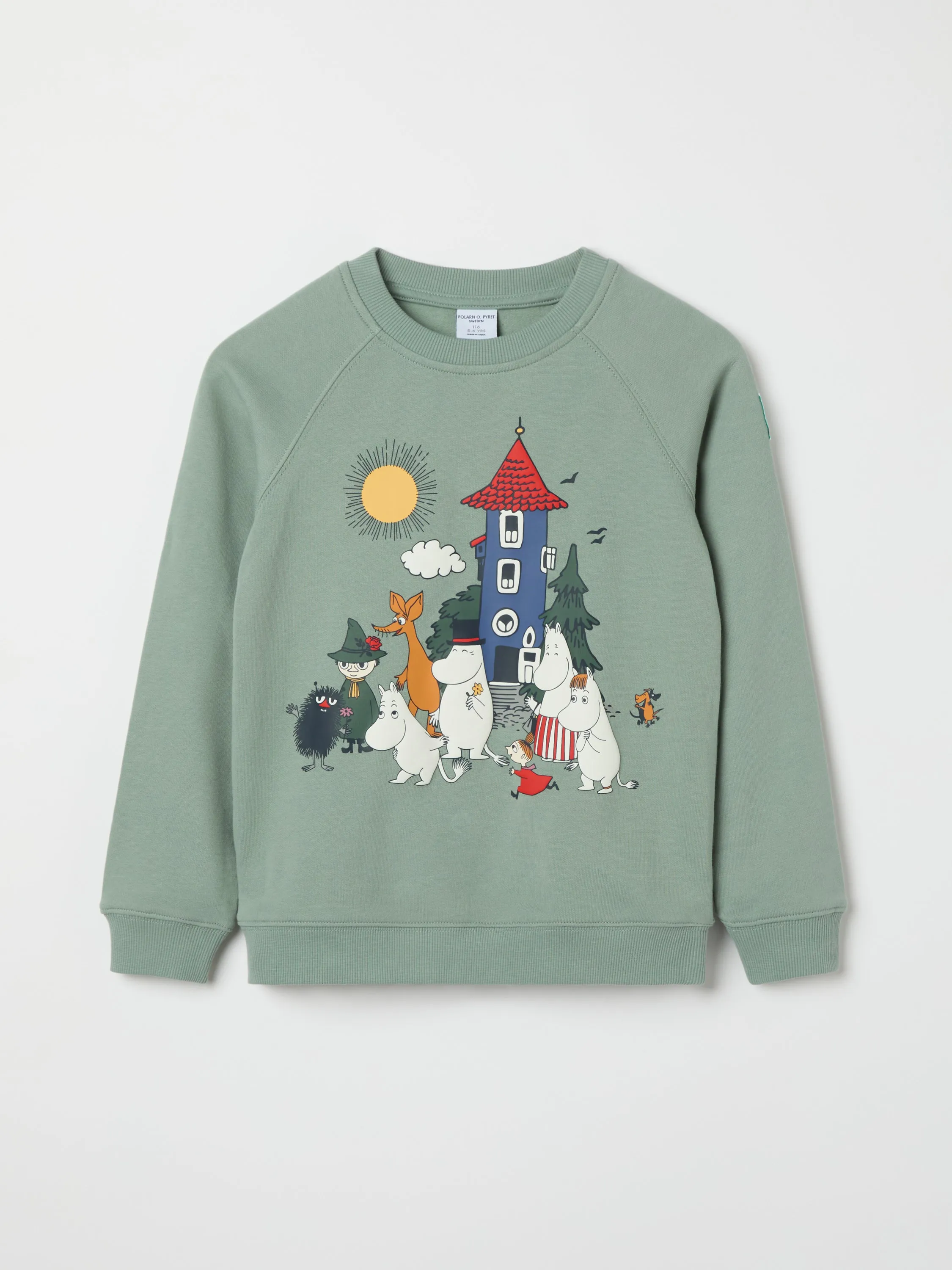 Moomin Appliqué Kids Sweatshirt