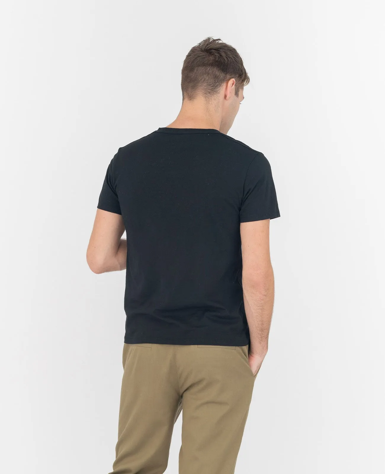 Organic Pima Cotton V-Neck Tee