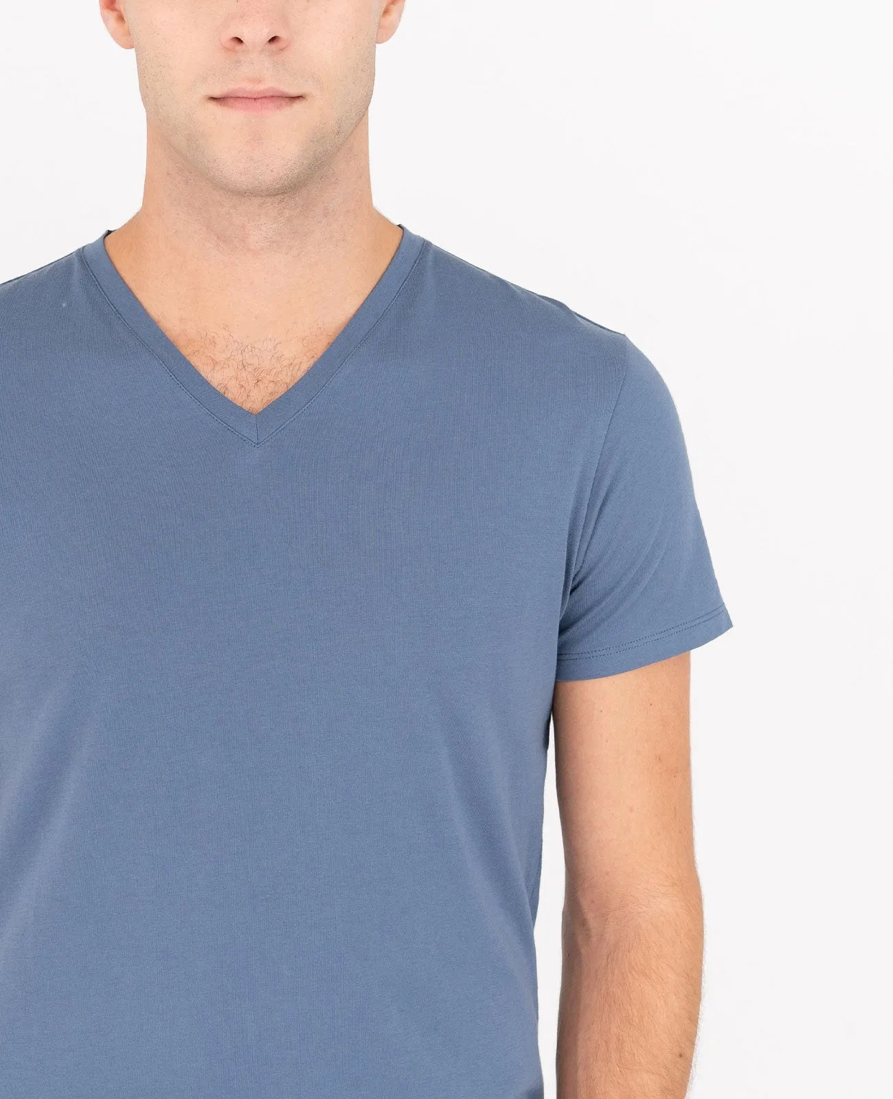 Organic Pima Cotton V-Neck Tee