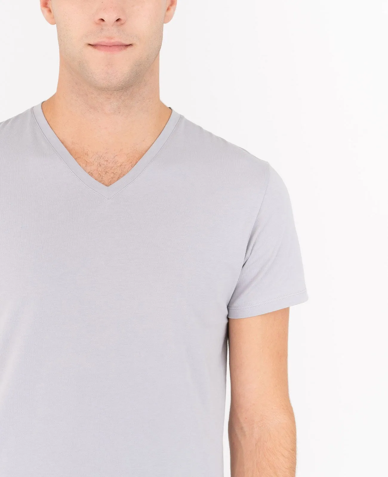 Organic Pima Cotton V-Neck Tee