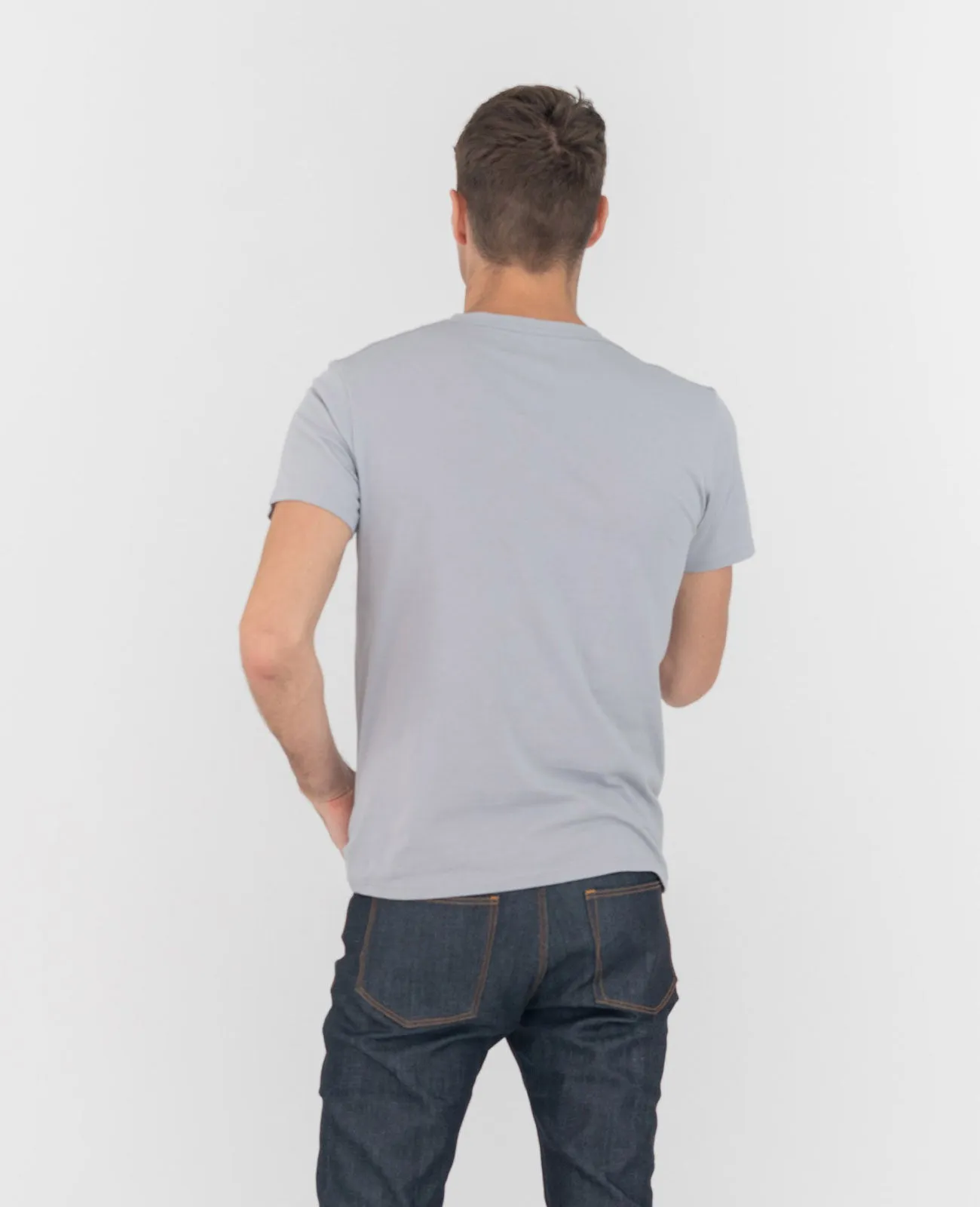 Organic Pima Cotton V-Neck Tee