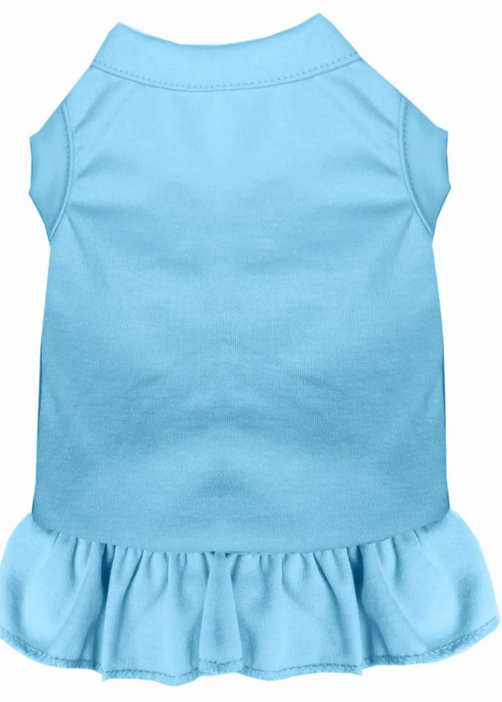 Plain Pet Dress Baby Blue Sm (10)