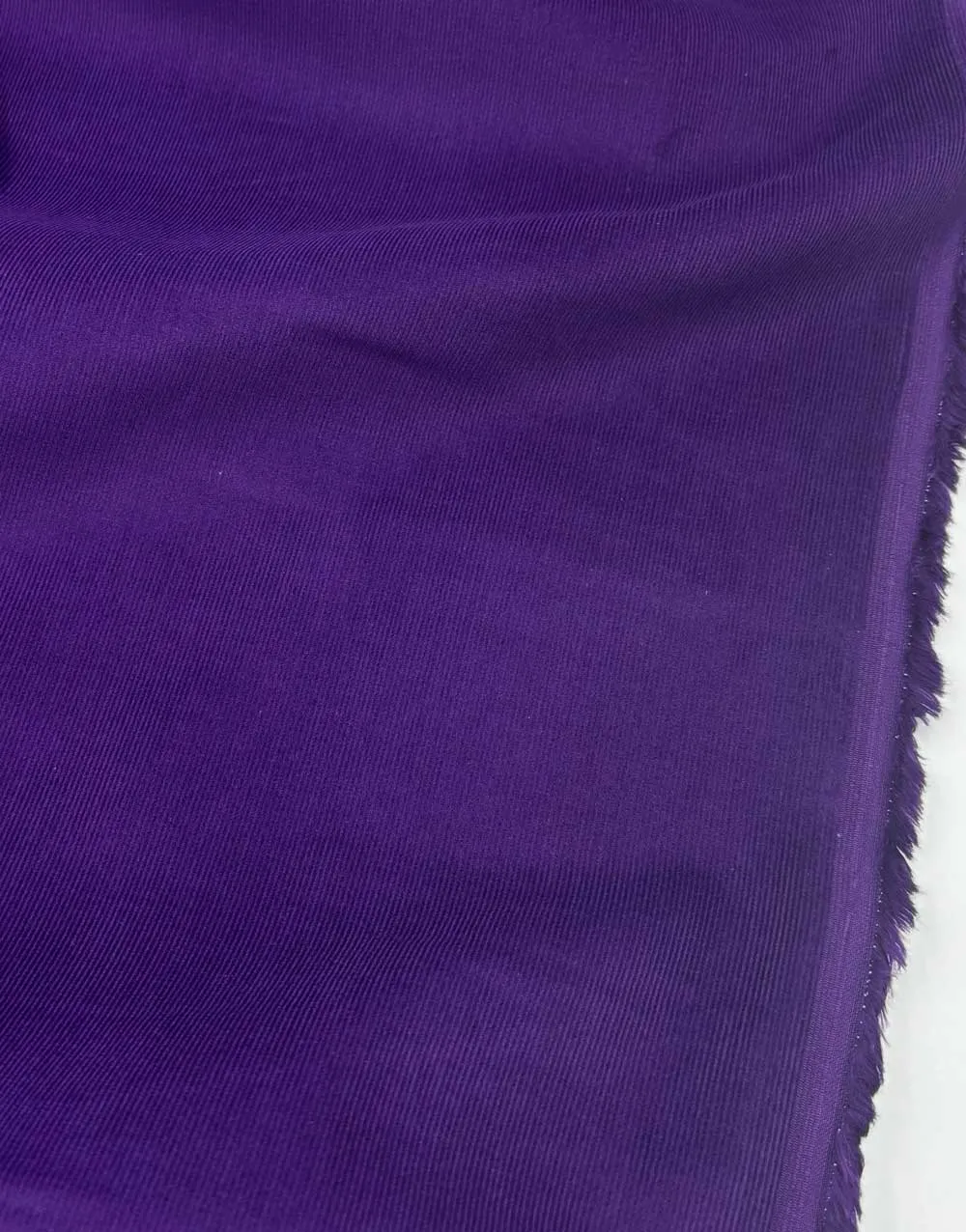 Purple Cotton 21 Wale Cotton Needlecord Fabric