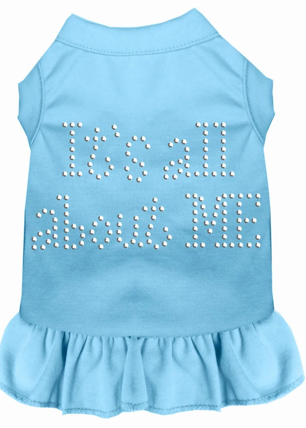 Rhinestone All About Me Dress Baby Blue Xl (16)