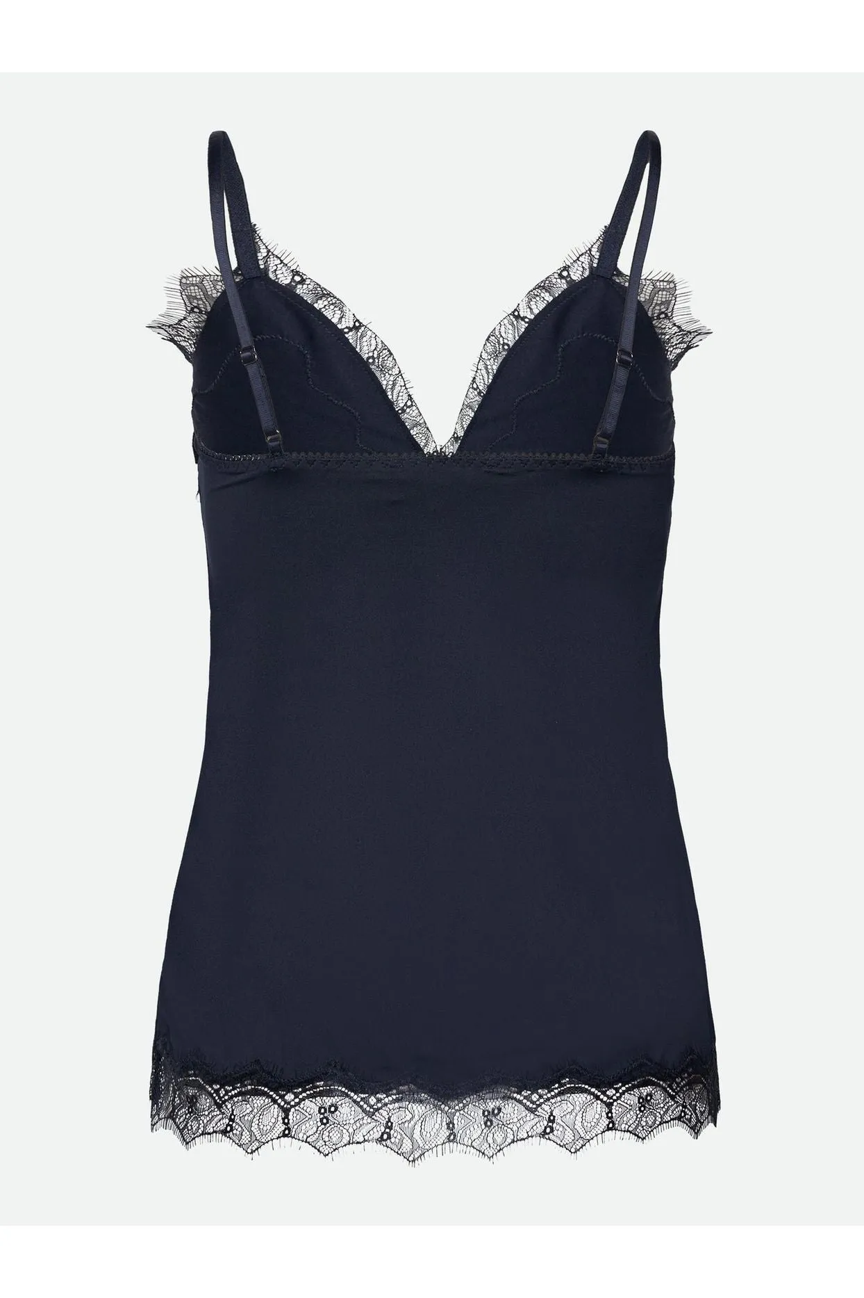 Rosemunde Billie Strap Top With Elegant Lace 4217 | 192 Dark Blue