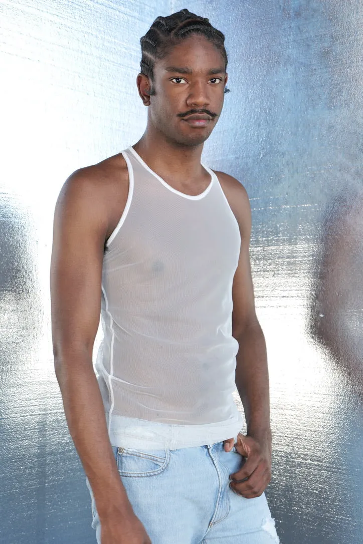 TANK TOP WHITE BY RANDOM IDENTITIES