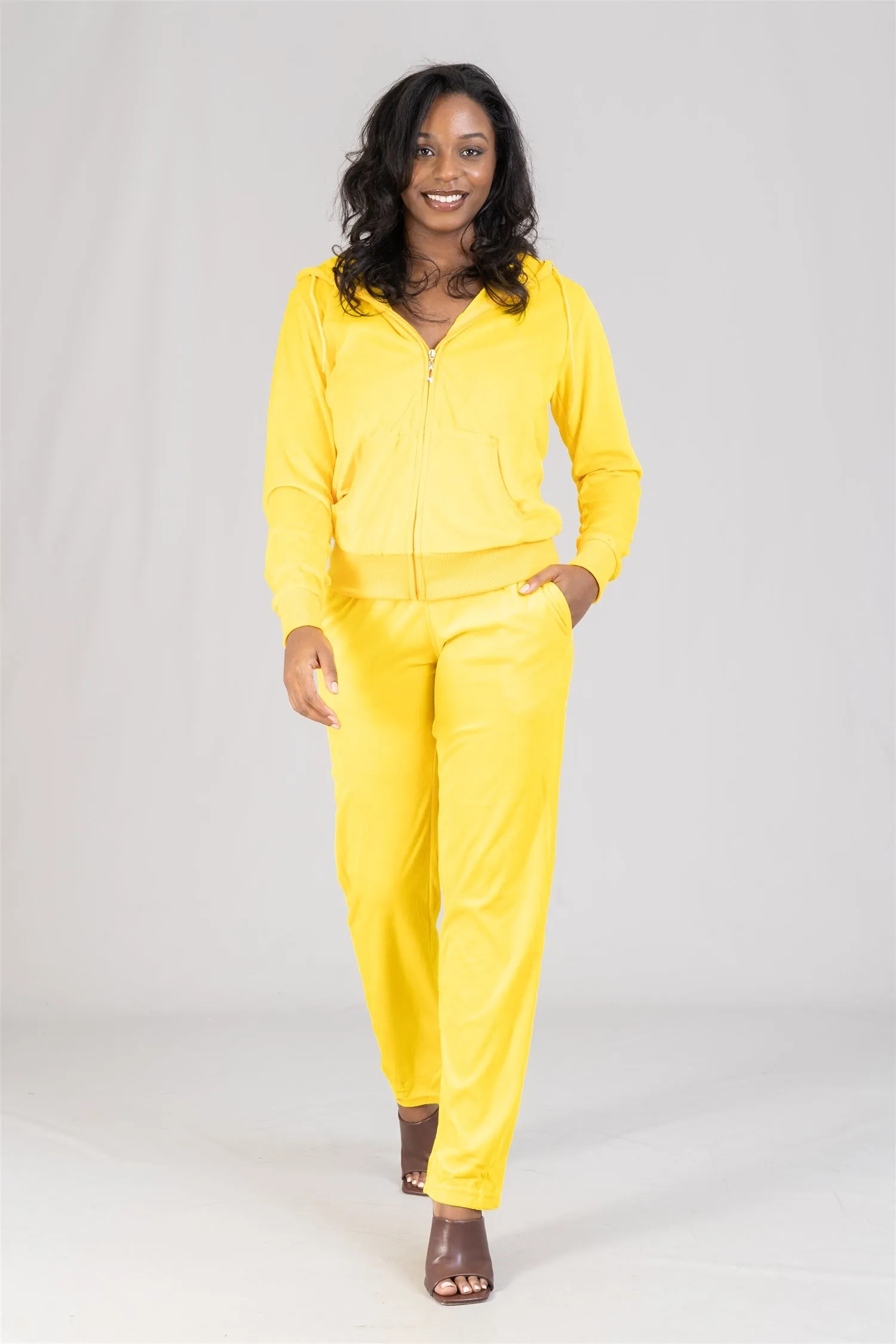 TrackSuit LJS200 Velour 2pc Jog Set