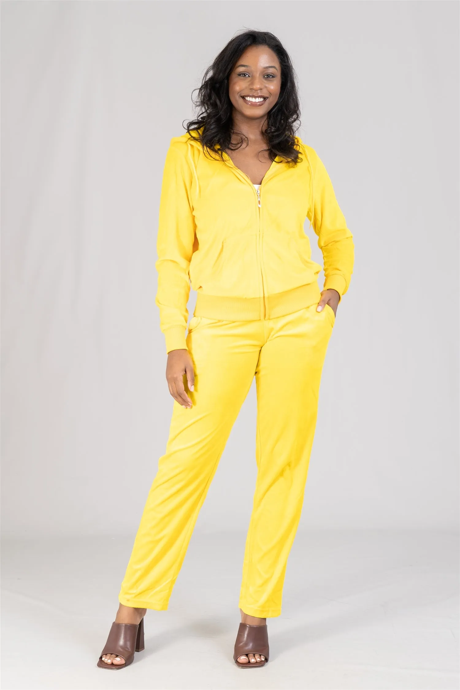 TrackSuit LJS200 Velour 2pc Jog Set