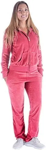 TrackSuit LJS200 Velour 2pc Jog Set