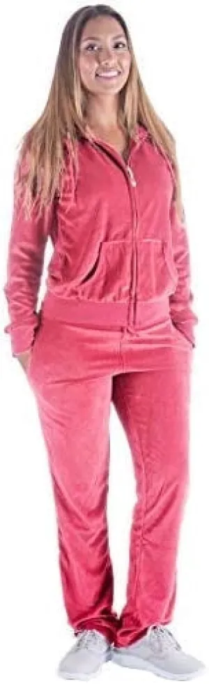 Tracksuit LJS200X Velour PlusSize 2pc Jog Set