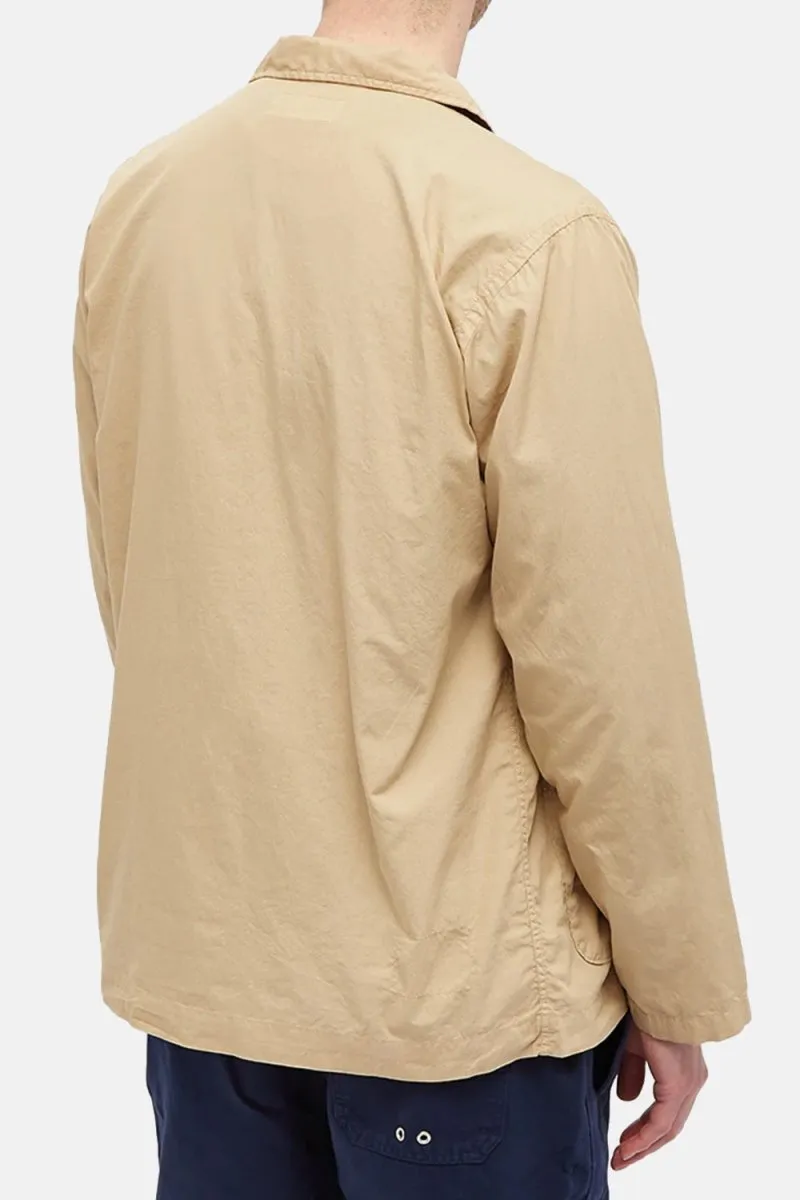 Universal Works Bakers Summer Poplin Overshirt (Sand)