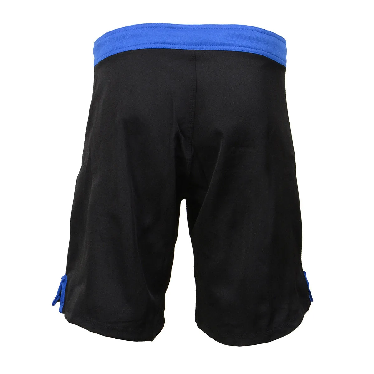 X-Fitness XFM7004 Men's Black and Blue MMA Fight Shorts - BJJ, No Gi, Grappling, Jiu Jitsu Combat