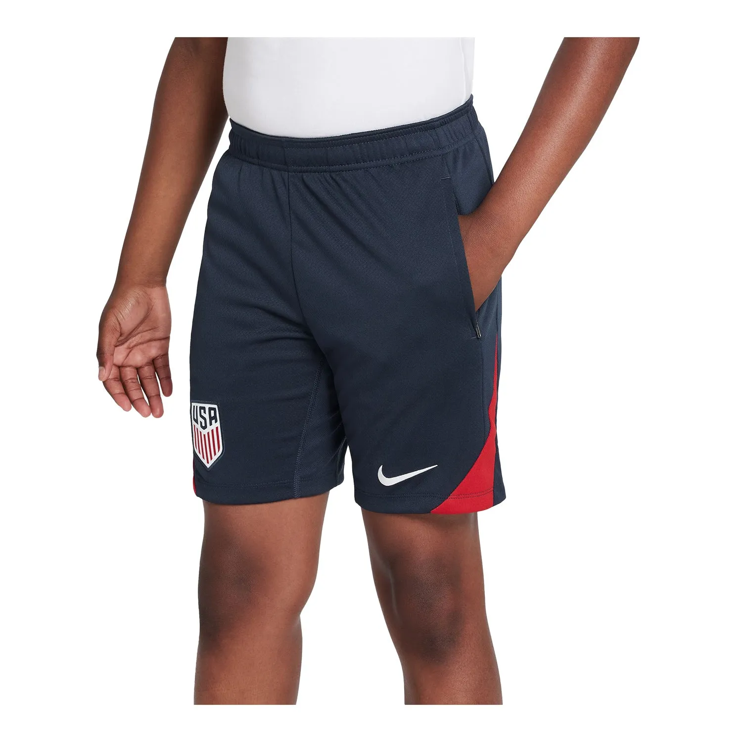 Youth Nike USA Strike Navy Shorts